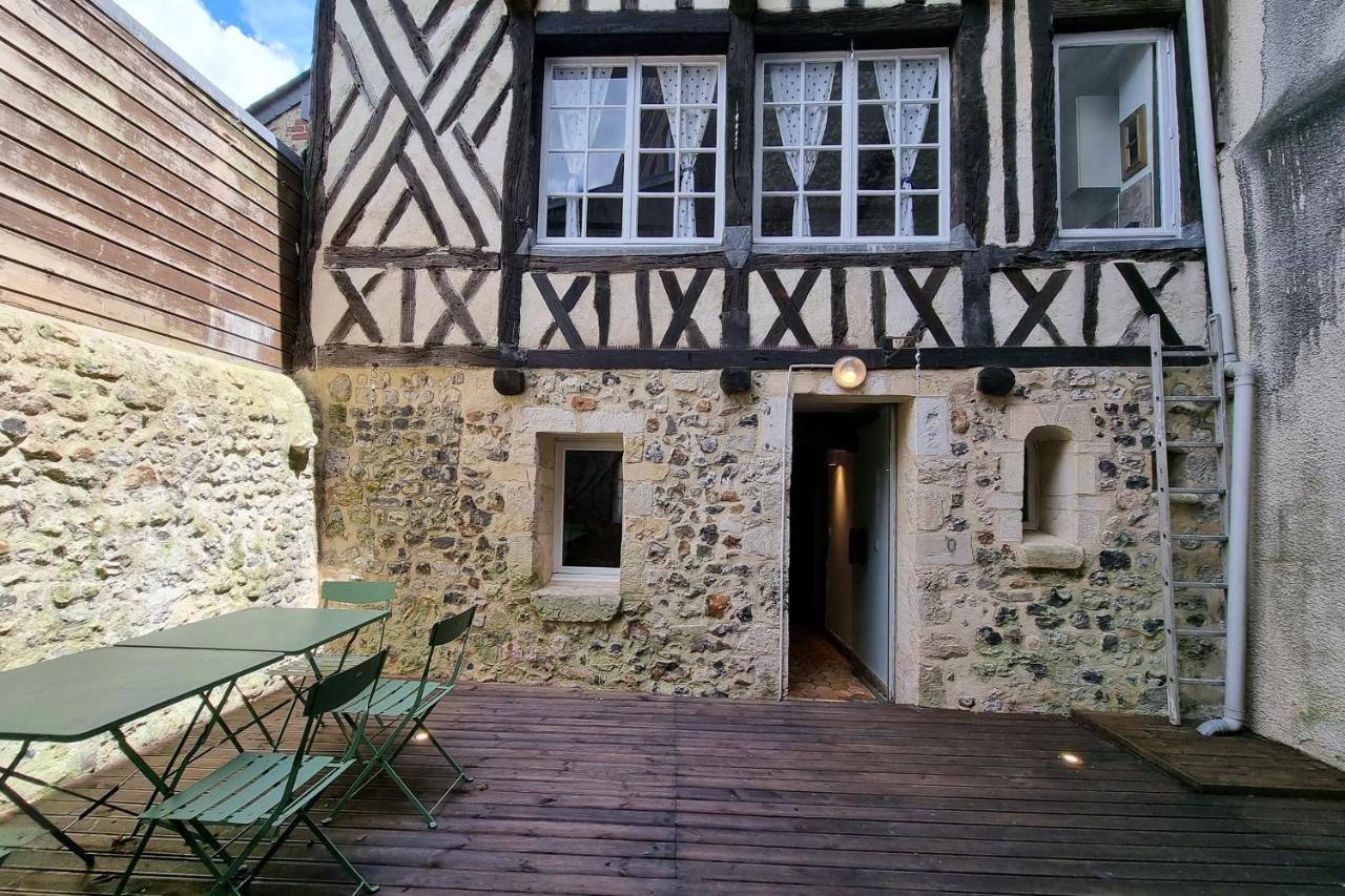 La Terrasse Notre Dame - Character House - 4P - Center Honfleur Villa Dış mekan fotoğraf